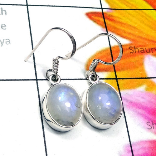 Rainbow A - SPE975-Cab Rainbow Moonstone 925 Silver Manufacturer Handmade Pl Rainbow A - SPE975-Cab Rainbow Moonstone 925 Silver Manufacturer Handmade Pl