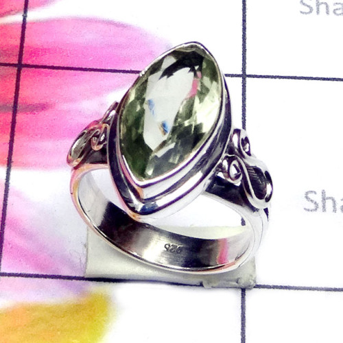 Green Amethyst B - SDR849-925 Silver Manufacturer Handmade Genuine Gemstone Designe