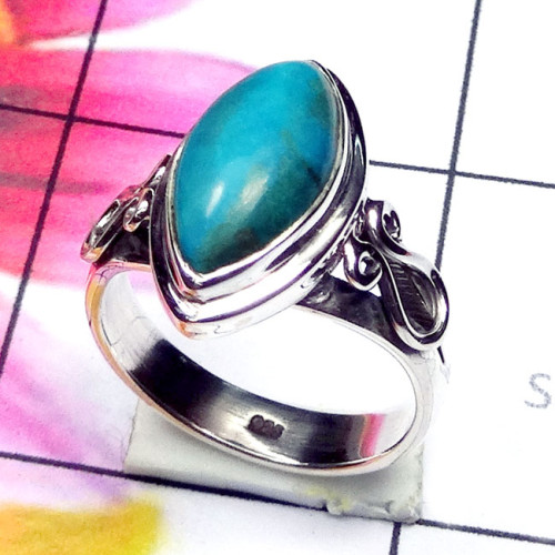 Crysocola D - SDR849-925 Silver Manufacturer Handmade Genuine Gemstone Designe