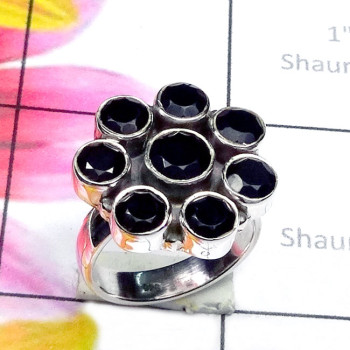 Black onyx G - SDR843- Wholesale sterling silver Designer Rings Collection