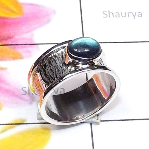 Labradorite G - SDR826-Charoite, Apatite, Larimar, 925 Sterling Silver Designer