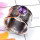 Amethyst O - SDR826-Charoite, Apatite, Larimar, 925 Sterling Silver Designer