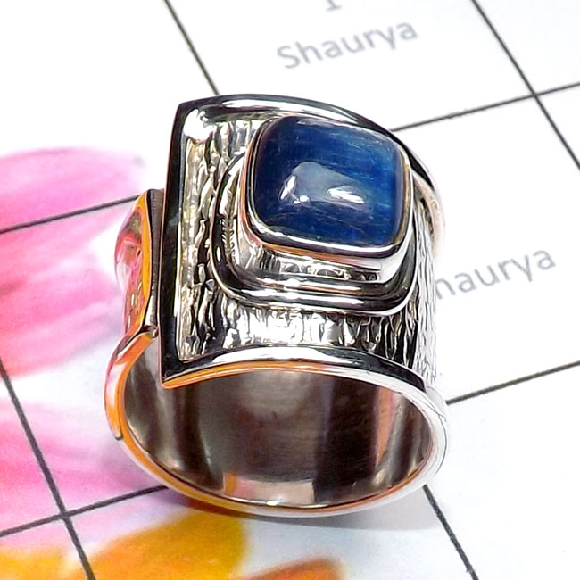 Kynite A - SDR825-925 Exclusive Silver Handmade Adjustable Designer Ring Kynite A - SDR825-925 Exclusive Silver Handmade Adjustable Designer Ring