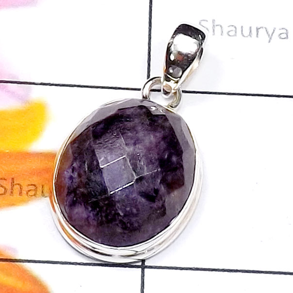 Charoite D - CRT995-Cut Charoite 925 Sterling Silver Handmade Stunning Pendan Charoite D - CRT995-Cut Charoite 925 Sterling Silver Handmade Stunning Pendan