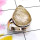 Golden Rutile E - GRT990-Cut Golden Rutile 925 Exclusive Silver Plain Ring