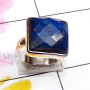 Lapis Cut B - LPS993-Lapis Chaker Cut 925 Silver Manufacturer Wholesale Ring