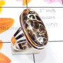Turtella Jasper O - TJD995-Fancy Shape Turtella Jasper 925 Exclusive Silver Wholesal