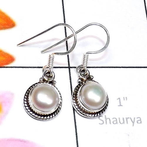 Pearl O - SDE832-Pearl, Tanzanite, n Dendritic Agate 925 Silver Lightweigh Pearl O - SDE832-Pearl, Tanzanite, n Dendritic Agate 925 Silver Lightweigh