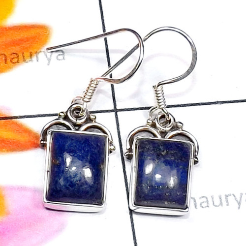 Lapis D - SDE827-Genuine Cab Gemstone 925 Silver Manufacturer Trendy Whole