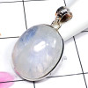 Rainbow Moonstone D - RNB995-Sterling 925 Silver Cab Rainbow Moonstone Gemstone Handma