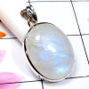 Rainbow Moonstone F - RNB995-Sterling 925 Silver Cab Rainbow Moonstone Gemstone Handma