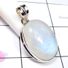 Rainbow Moonstone G - RNB995-Sterling 925 Silver Cab Rainbow Moonstone Gemstone Handma