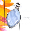 Blue lace Agate D - BLC994-Blue Lace Agate Cab 925 Sterling Silver Handmade Fancy Pe