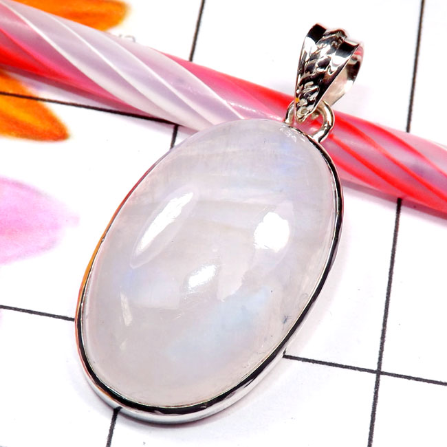 Rainbow Moonstone D - RNB991-Cab Rainbow Moonstone 925 Silver Manufacturer Wholesale P Rainbow Moonstone D - RNB991-Cab Rainbow Moonstone 925 Silver Manufacturer Wholesale P