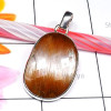 Bio Rutile O - DBR992-Exclusive 925 Silver Bio Rutile Cab Handmade Wholesale Pe