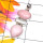Pink Opal B - ISP858-Biwa Pearl with Cut n Cab Gemstone 925 Sterling Silver Fa