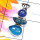 Tanzanite, n Chalcedony A - ISP857-Semiprecious Cut n Cab Gemstone 925 Silver Handmade Stunn
