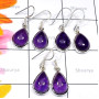 Amethyst Cab D - CAD988-Cab Amethyst 925 Sterling Silver 3 Pair Handmade Trendy E
