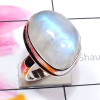 Rainbow Moonstone A - RNB989-Rainbow Moonstone Made in 925 Silver Handmade Wholesale R