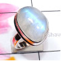 Rainbow Moonstone A - RNB989-Rainbow Moonstone Made in 925 Silver Handmade Wholesale R