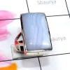 Blue Lace Agate B - BLC991-Exclusive 925 Silver Beautiful Blue Lace Agate Fancy Ring