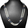 Pearl Cab B - BDN993-925 sterling silver with pearl Beads Necklaces wholesale