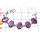 Purple Copper Turquoise A - SPB962-Purple Copper Turquoise 925 Sterling Silver Handmade Fabu