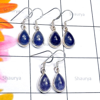 3 Pair Tanzanite E - SVP905-Tanzanite Cab 925 Sterling Silver 3 Pair Lightweight Eleg 3 Pair Tanzanite E - SVP905-Tanzanite Cab 925 Sterling Silver 3 Pair Lightweight Eleg