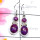 Purple Turquoise B - SPE964-Blue Copper, Green, Tibet, n Purple Turquoise 925 Silver