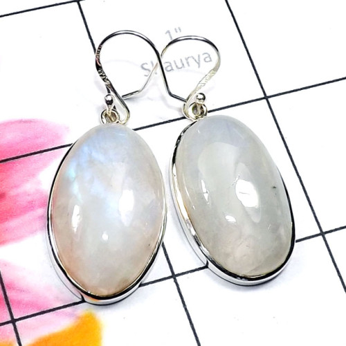 Rainbow Moonstone C - SPE952-Labradorite, Charoite, Lapis, Rhyolite, with 925 Silver F