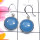 Blue Chalcedony A - SPE948-Semiprecious Cab Gemstone 925 Silver Manufacturer Handmad