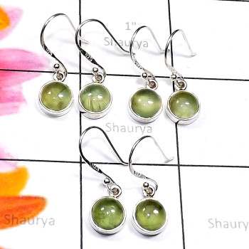 3 Pair Prynite F - SVP896-Round Shape 3 Pair Hook Earring with 925 Silver n Semipre 3 Pair Prynite F - SVP896-Round Shape 3 Pair Hook Earring with 925 Silver n Semipre