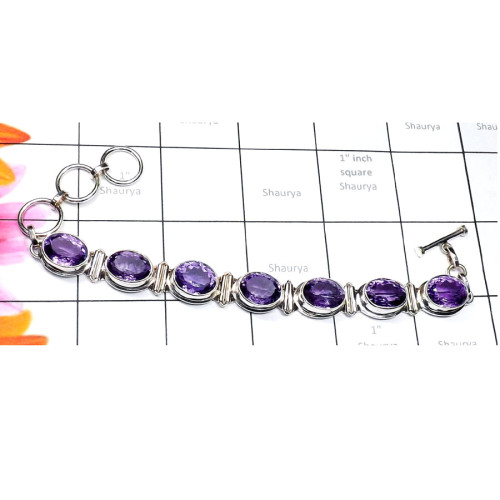 Amethyst cut E - SPB956-Fancy Shape Amethyst Cut 925 Silver Manufacturer Handmade