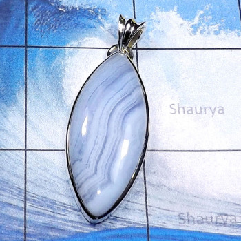 Blue lace Agate C - BLC990-Beautiful Cut n Cab Blue Lace Agate 925 Silver Manufactur Blue lace Agate C - BLC990-Beautiful Cut n Cab Blue Lace Agate 925 Silver Manufactur