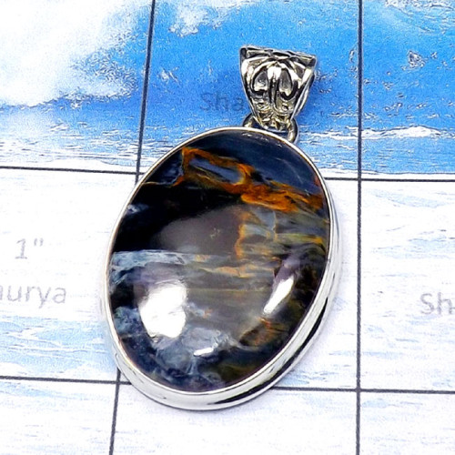 Petersite Jasper G - FSP992-Genuine Cut n Cab Free Size Gemstone Stunning Pendant