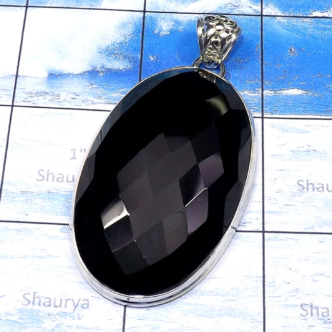Black Onyx cut O - FSP992-Genuine Cut n Cab Free Size Gemstone Stunning Pendant Black Onyx cut O - FSP992-Genuine Cut n Cab Free Size Gemstone Stunning Pendant