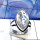 Crystal O - PSR895-Crystal Cut with Superior 925 Silver Fabulous Ring