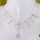 18 inch Rose Quartz D - SCN996-Sterling 925 Silver Genuine Gemstone 18 inch  Handmade Be