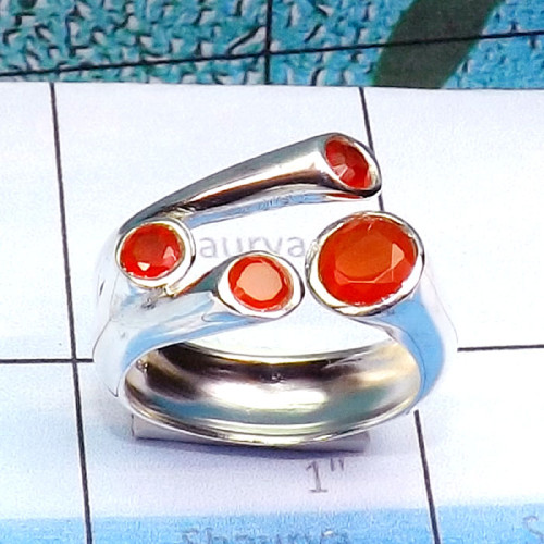 Carnelian Cut G - SCR908-925 Sterling Silver Manufacturer Genuine Cut Gemstone Fab Carnelian Cut G - SCR908-925 Sterling Silver Manufacturer Genuine Cut Gemstone Fab