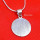 Matte Finish Silver Pendant B - SD758-Matte Finish 925 Sterling Silver Elegant Pendant