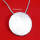 Matte Finish Silver Pendant C - SD758-Matte Finish 925 Sterling Silver Elegant Pendant