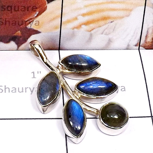 Labradorite cab C - SD750-Genuine Gemstone 925 Silver Rose n Black Rhodium 925 Sterl Labradorite cab C - SD750-Genuine Gemstone 925 Silver Rose n Black Rhodium 925 Sterl
