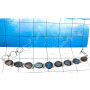 Labradorite Cut F - SPB922-Sterling 925 Silver with Cut Labradorite Handmade Stunnin