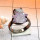 Amethyst Druzy E - SPR975-Amethyst Druzy 925 Silver Black Rhodium Prong Setting Bea