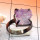 Amethyst Druzy G - SPR975-Amethyst Druzy 925 Silver Black Rhodium Prong Setting Bea