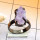 Amethyst Druzy O - SPR975-Amethyst Druzy 925 Silver Black Rhodium Prong Setting Bea