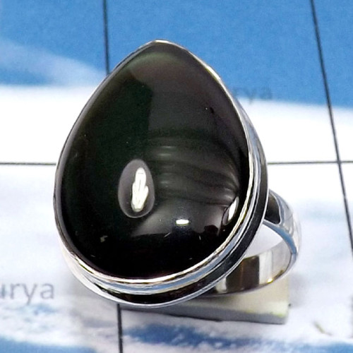 Rainbow Obsidian A - PSR886-Cab Rainbow Obsidian 925 Silver Manufacturer Handmade Pla Rainbow Obsidian A - PSR886-Cab Rainbow Obsidian 925 Silver Manufacturer Handmade Pla