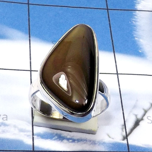 Rainbow Obsidian O - PSR886-Cab Rainbow Obsidian 925 Silver Manufacturer Handmade Pla Rainbow Obsidian O - PSR886-Cab Rainbow Obsidian 925 Silver Manufacturer Handmade Pla