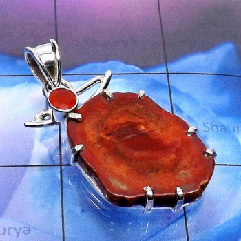 Petrified Wood Rough A - SPS962-Exclusive 925 Silver Cut with Cab Gemstone 925 Sterling S Petrified Wood Rough A - SPS962-Exclusive 925 Silver Cut with Cab Gemstone 925 Sterling S