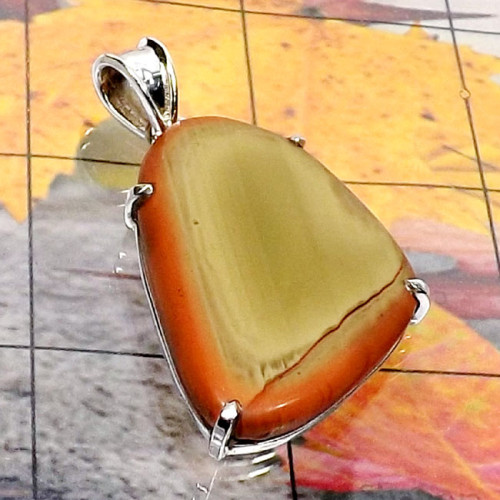 Biggs Jasper D - SPS958-Semiprecious Cab Gemstone 925 Silver Manufacturer Handmad